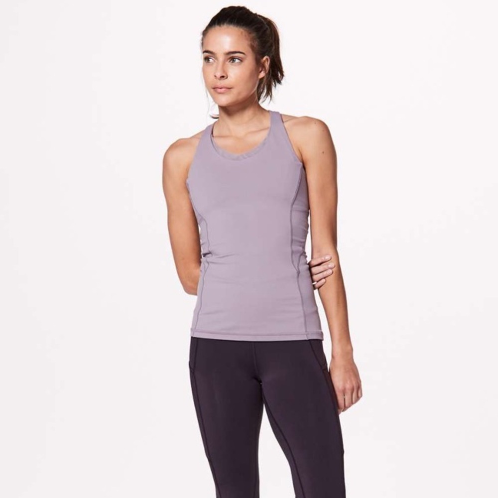 Lululemon Stash N Run Tank *Medium Support For B/C Cup Size 10 - Dusty Dawn